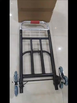 Zware Tri-Wheel Trapklimmende Handtruck – Draagbare Vouwdolly voor Zware Ladingen