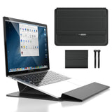 Opvouwbare beschermende tas–standaard 2-in-1 voor laptop | Premium hoes met standaardfunctie
