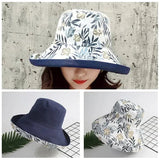 Blossom Hat | Blijf stijlvol en schaduwrijk met deze breedgerande dubbelzijdige hoed!