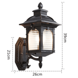 Wandlamp Buiten - Antiek Glas Design