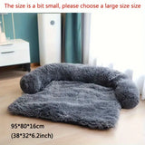 Pluche Hondenbed met Afneembare Wasbare Hoes - Zacht en Multifunctioneel Slaapmat voor Grote, Middelgrote en Kleine Honden