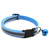 Reflecterende Kattenhalsband met AirTag Houder en Bel – Verstelbare Halsband voor Nachtzichtbaarheid