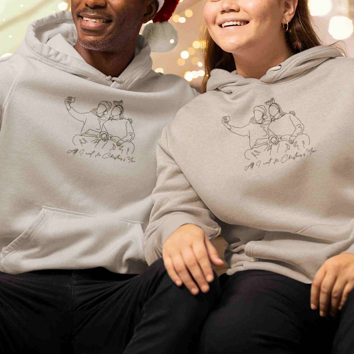 Imagecapture Hoodie | Elegant foto borduurwerk voor modieuze aandenkens