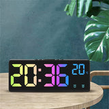 RGB Digitale Wekker – Stemgestuurd, Dubbel Alarm en Temperatuurweergave