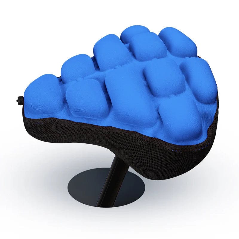 AirSeat | Comfortabel Schokdempend Fietszadel | Perfecte Luchtcirculatie | Instelbare Luchtdruk | Anti-slip Siliconen Basis | Droog en Zacht Zitten | Ideaal voor Lange Fietstochten | Verkrijgbaar in Maten S en M