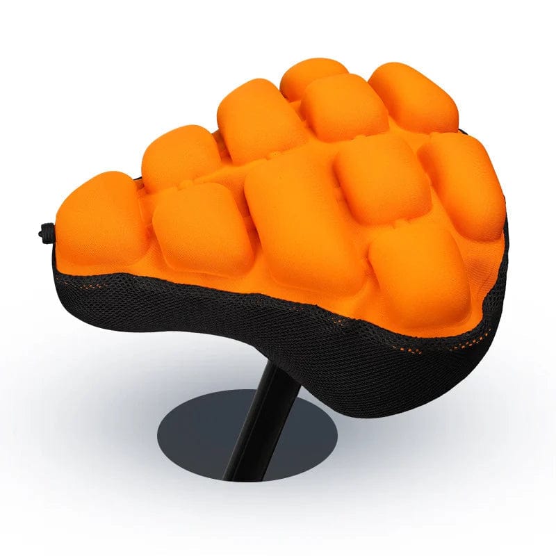 AirSeat | Comfortabel Schokdempend Fietszadel | Perfecte Luchtcirculatie | Instelbare Luchtdruk | Anti-slip Siliconen Basis | Droog en Zacht Zitten | Ideaal voor Lange Fietstochten | Verkrijgbaar in Maten S en M