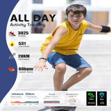 Kinder-Smartwatch met GPS, Fitness-tracking en Gezondheidsfuncties – Viona