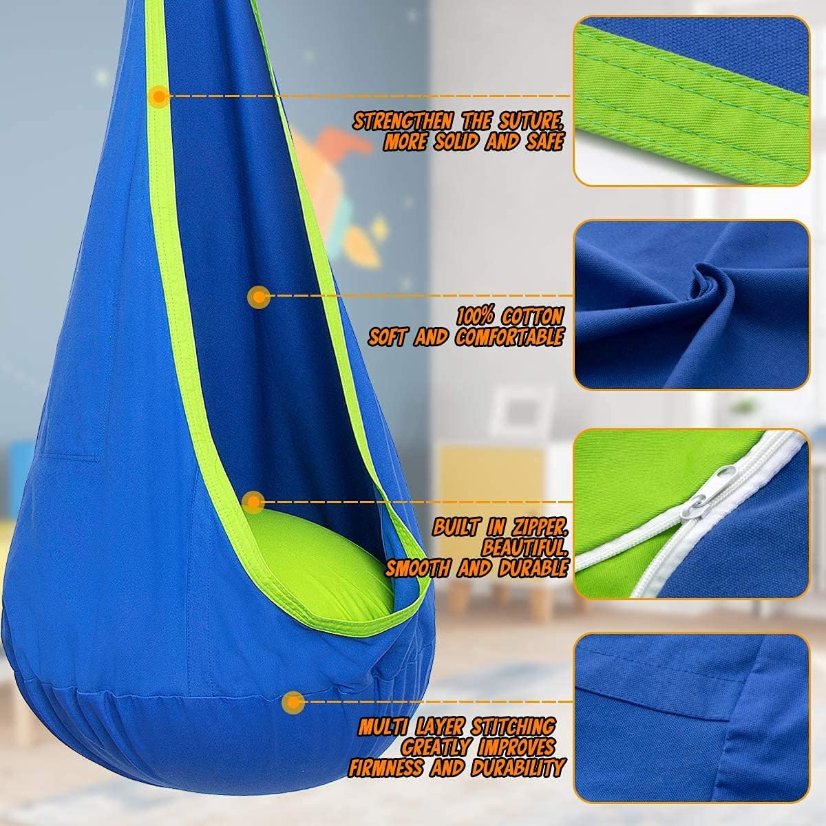 Comfort Swing Hangstoel – Rustgevend en Speels Design