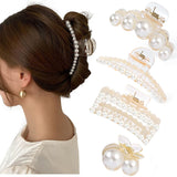 Stijlvolle Parels Haarspeldjes - 4-pack