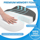 Memory Foam Zitkussen voor Stoel – Comfort voor Autostoel en Bureaustoel