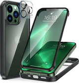 iPhone-hoes van gehard glas