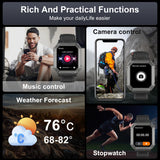 Militaire Smartwatch voor heren met Fitness-Tracker – Wayne