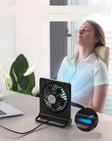 BreezeQuiet - Ultra-stille compacte tafelventilator voor een vredige luchtstroom