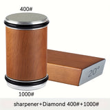 Schleifstein-Set EdgeCraft DuoSharp | Diamantsteen met Magnetische Bevestiging | 15° & 20° Slijphoek | Hout & Metaal