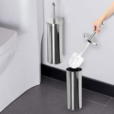 Toiletborstel met Lange Steel en Hygiënische Houder – Duurzaam en Stijlvol