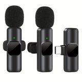 Professionele Draadloze Lavalier Microfoon - Perfect voor Video-opnames en Live Streaming