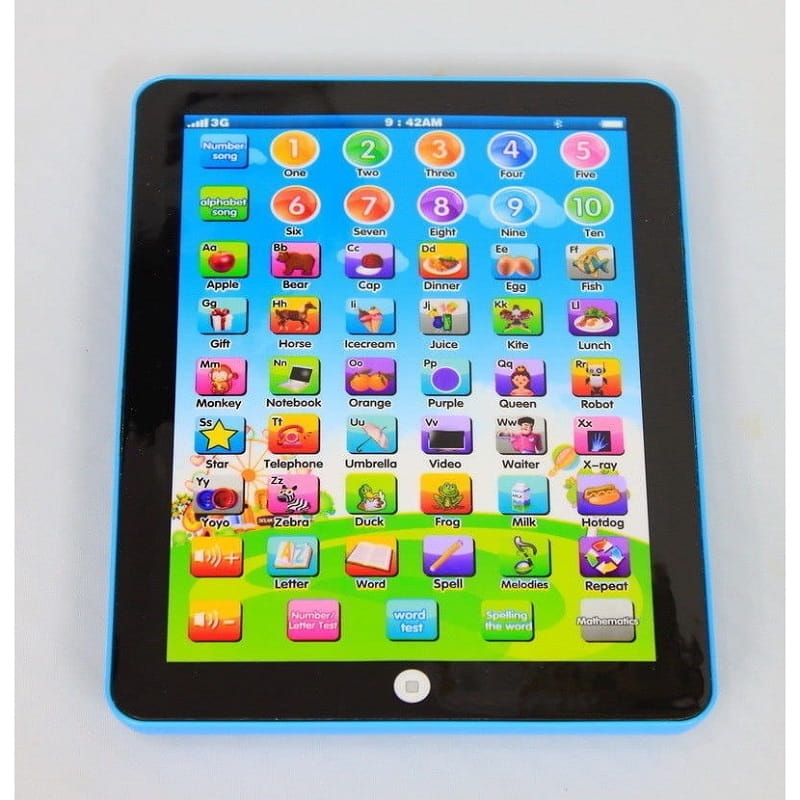 Interactief Leer-Tablet voor Peuters met Geluiden, Kleuren & Quizfunctie – 7,5 Inch