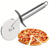 Roestvrij Stalen Pizza Snijwiel – Efficiënt en Stijlvol Keukengerei voor Perfecte Sneden