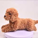 Zachte en realistische pluche hond - schattig speelgoed voor kinderen en cadeaus
