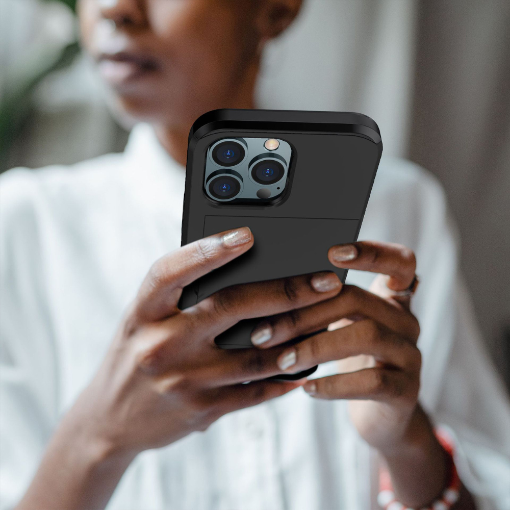 MobuLux | iPhone Portemonnee Hoesje | Luxe Telefoonhoes met Kaartvak en Bescherming