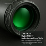 Compact 600x Ultra-Zoom Monoculair | HD Meervoudig Gecoat Optisch Glas | HyperClarity Lens Technologie | Weerbestendig & Schokbestendig Chassis | Geïntegreerde Smartphone Adapter | Lichtgewicht < 200g Langeafstandscamera