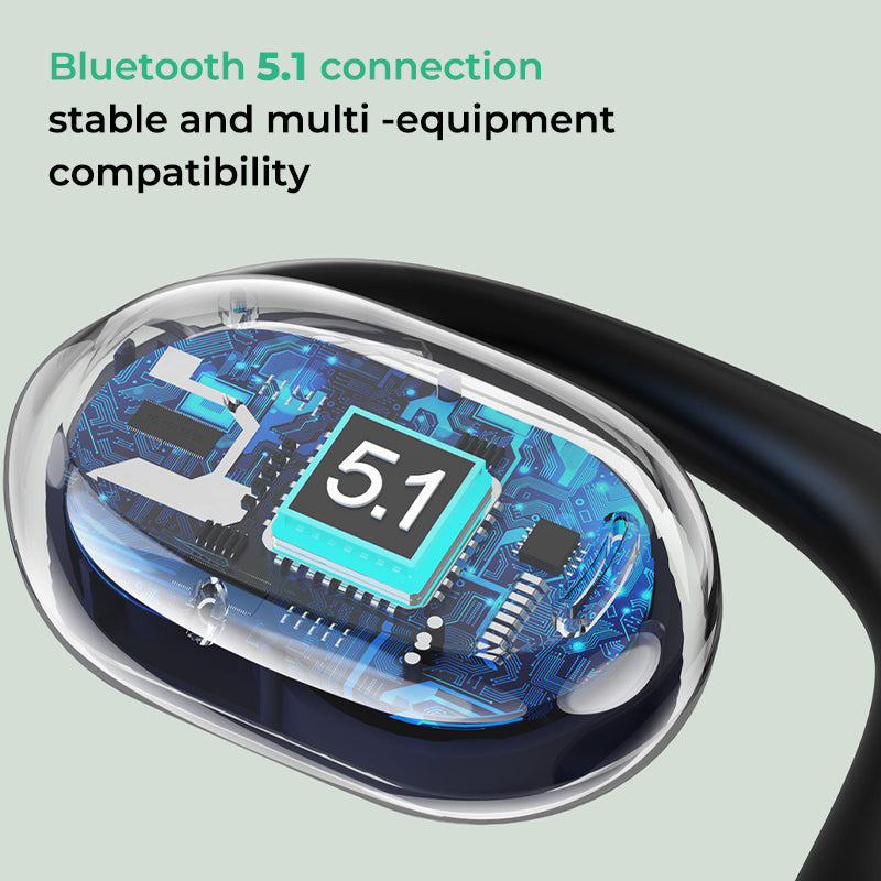 AirBeat Flex Open Oor Bluetooth Hoofdtelefoon – Comfortabel & Veilig Sporten