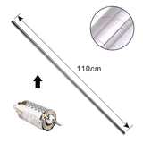 Draagbare Telescopische Metalen Stang | 110cm RVS Uitbreidbare Staf | Hoge-Snelheid Kinetische Uitbreiding | Aerodynamisch Micro-Concaaf Ontwerp | 130g Tactisch & Prestatie Gereedschap