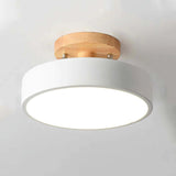 Minimalistische Houten LED Plafondlamp – Dimbaar 36W Natuurlijke Elegant