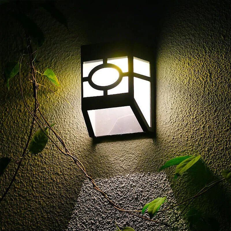 2x Zonne-LED Buitenwandlamp - Energiezuinig