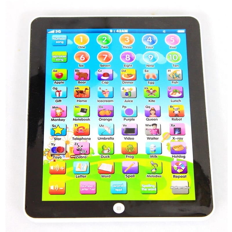 Interactief Leer-Tablet voor Peuters met Geluiden, Kleuren & Quizfunctie – 7,5 Inch