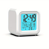 LED Digitale Wekker – Temperatuurweergave en Weervoorspelling, Stille Functie