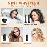 ProStyler 5-in-1 haarstyling set - föhn, krultang en stijltang