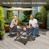 Opvouwbare Tuinset met Tafel en Stoelen – Draagbaar voor Kamperen en BBQ