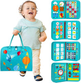 Montessori Drukbord voor Peuters – Educatief Sensorisch Activiteitenboek (2-4 Jaar)