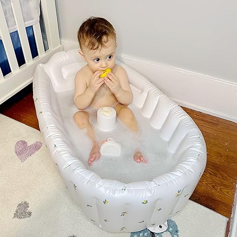 Opblaasbaar Baby-Bad voor Reizen – BubbleNest