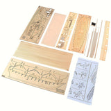 Klassiek Houten Zeilschip Model – Gedetailleerde 3D Puzzel voor Schepenliefhebbers