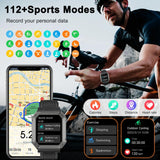 Militaire Smartwatch voor heren met Fitness-Tracker – Wayne