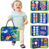 Montessori Drukbord voor Peuters – Educatief Sensorisch Activiteitenboek (2-4 Jaar)