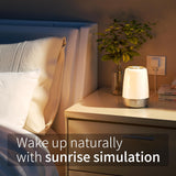 Norvo | Aurora Wake-Up Light – Zonsopgang Alarmklok met Natuurlijke Geluiden & USB-C