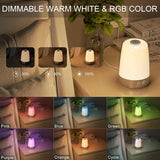 Norvo | Aurora Wake-Up Light – Zonsopgang Alarmklok met Natuurlijke Geluiden & USB-C