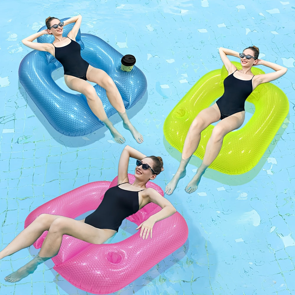 PearlFloat Opblaasbare Lounge – Comfort en Stijl op het Water