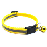 Reflecterende Kattenhalsband met AirTag Houder en Bel – Verstelbare Halsband voor Nachtzichtbaarheid
