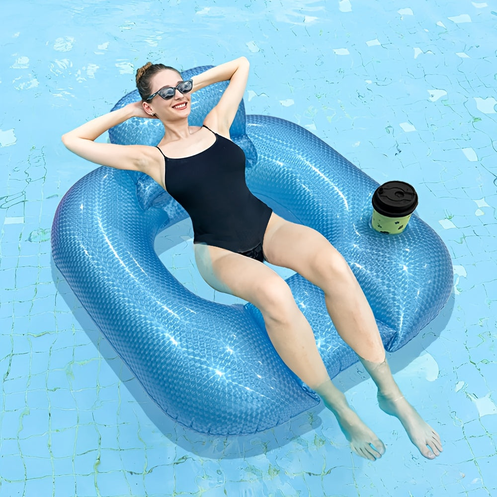 PearlFloat Opblaasbare Lounge – Comfort en Stijl op het Water