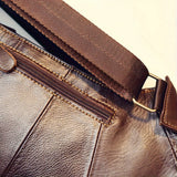 Vintage Classic Leren Slingtas – Compact en Duurzaam