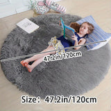 Ronde Fluffy Tapijt - Clouda