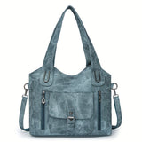 Vintage-Stijl Vegan Leren Schoudertas - Marivelle