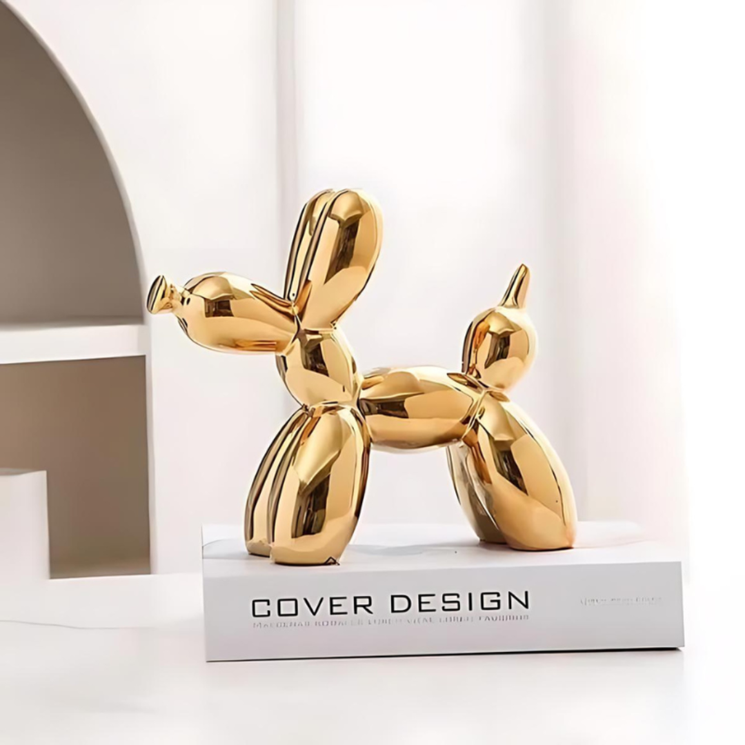 Keramiek Hondenbeeld | Ballonhond Design | Decoratief Kunstwerk | Speelse Eyecatcher | Hoogwaardig Materiaal | Woonkamer Slaapkamer Kantoor | Unieke Moderne Interieurdecoratie | Perfect Cadeau | Diverse Kleuren