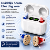 HearPro | Oplaadbaar Hoortoestel | Onzichtbaar en Comfortabel | Eenvoudige Oplossing voor Gehoorschade