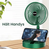 Opvouwbare stille elektrische desktop-USB-fan