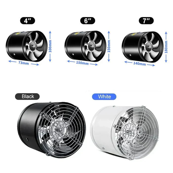 Krachtige en Stille Afzuigventilator – WhisperFlow